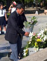 East Timor's Bishop Belo visits Hiroshima